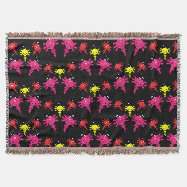 Axaotl Salamander Kids Gift Filt (Framsidan)