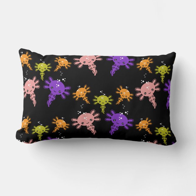 Axaotl Salamander Kids Gift Lumbarkudde (Framsida)