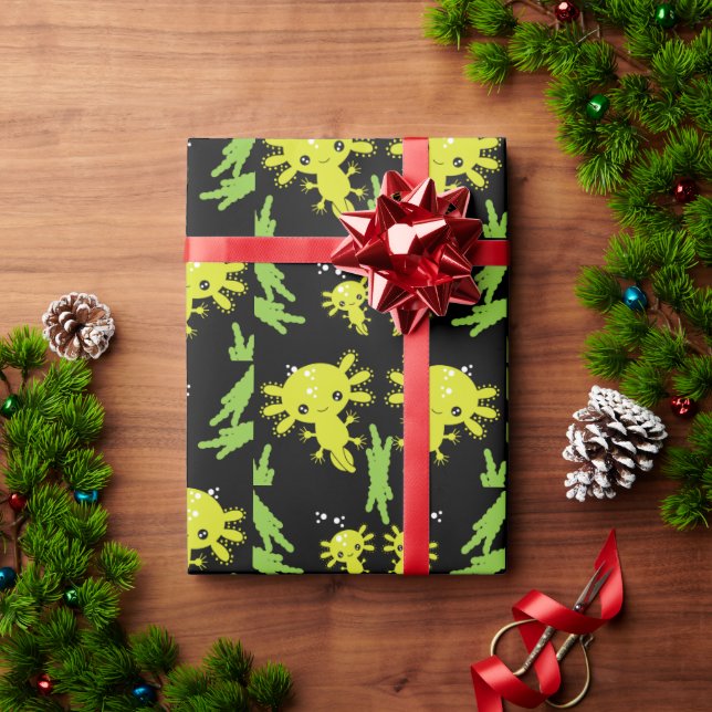 Axaotl Salamander Kids Gift Presentpapper (Julgåva)