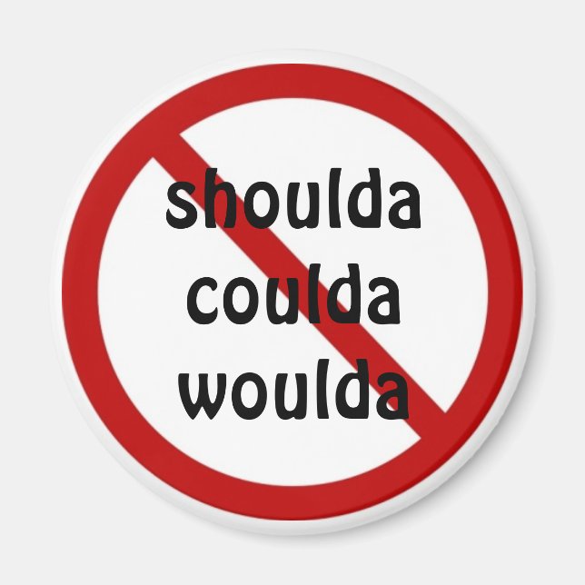 axda coulda woulda magnet (Framsidan)