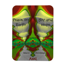 AXEL~ CHRISTMAS-kort Bright! ~ Magnet