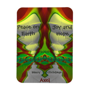 AXEL~ CHRISTMAS-kort Bright! ~ Magnet