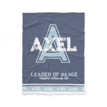 Axel namn betyder sportmonogram blåvita