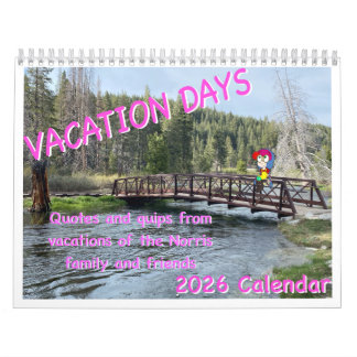 Axel Norris Vacation Day 2026 Kalender