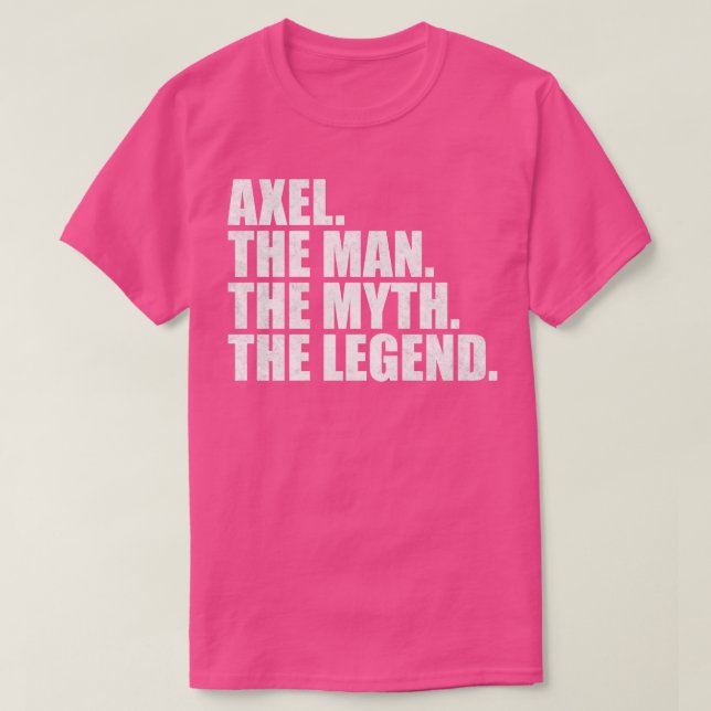 AxelAxel Namn Axel som ges namn T Shirt (Design framsida)