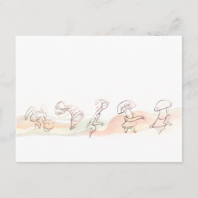 Axelbandsfirande Dans Meddelande Vykort (Framsida)