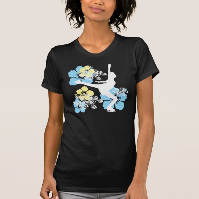 axelent_floral skridskoåkningutslagsplats t-shirt (Framsida)