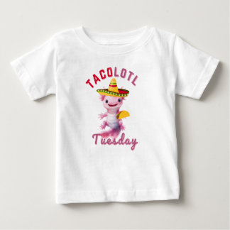 Axelotl Cute Taco Tisdag Mexikanska Axolotl Roligt T Shirt