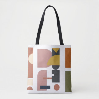 Axelremmad handväskor Crossbody väska med geometri