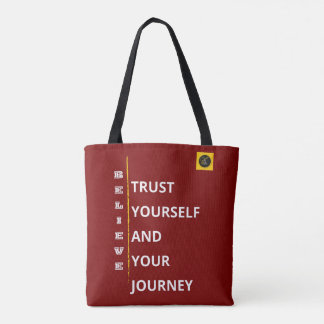 Axelremmad Totebag - Believe Vibe Tygkasse