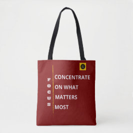 Axelremmad Totebag - Focus Vibe Tygkasse
