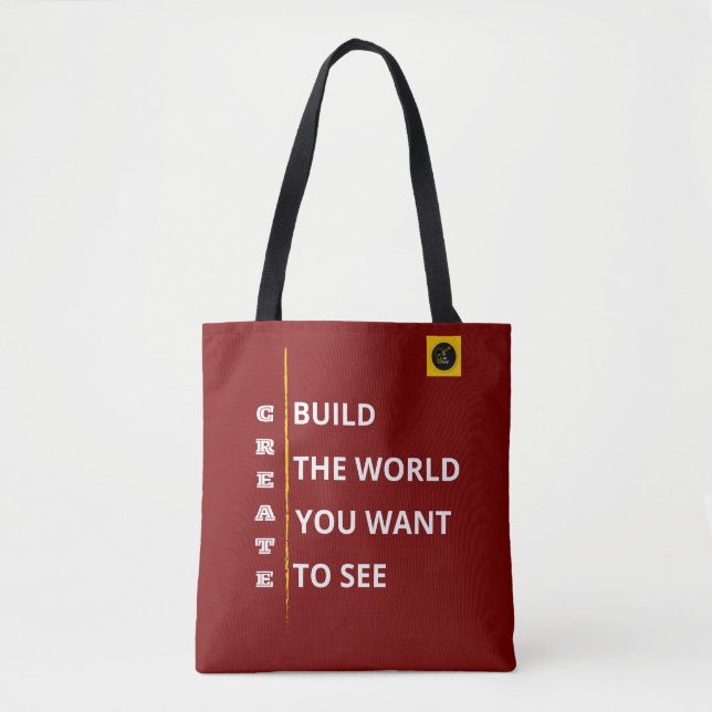 Axelremmad Totebag - Skapa stämning Tygkasse (Framsida)