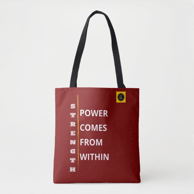 Axelremmad Totebag - Styrka Vibe Tygkasse (Framsida)