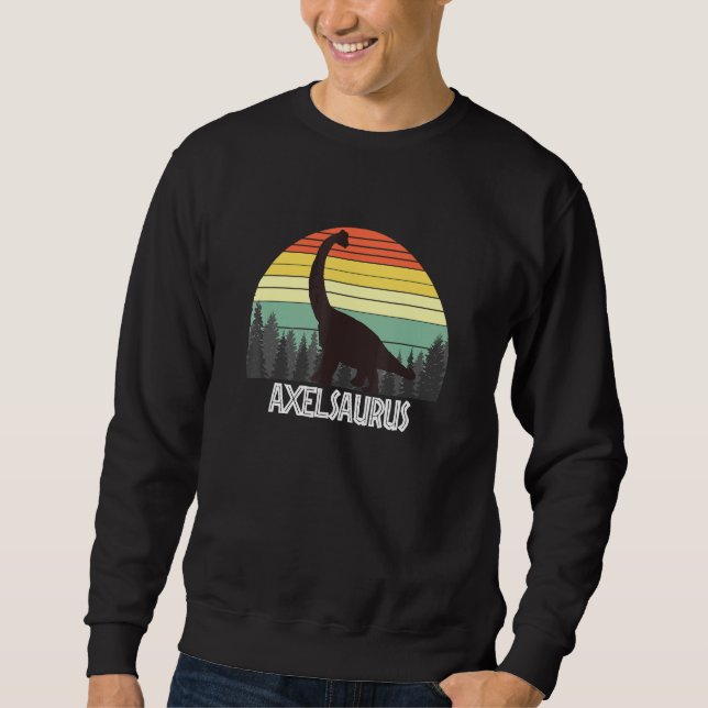 Axelsaurus Axel Saurus Lång Ärmad Tröja (Framsida)