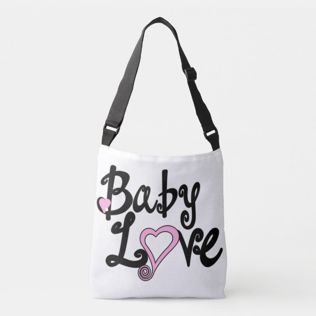 Axelväska med heltryck, Medium (Framsida)