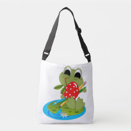 Axelväska med heltryck, Medium