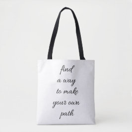 Axelväska 'Your Own Path' Tygkasse