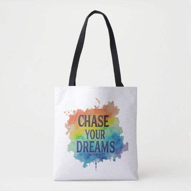 Axelväskan Chase Your Dreams Tygkasse (Framsida)