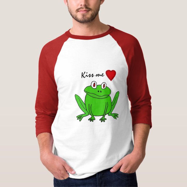 AXEN kysser mig grodaskjortan T Shirt (Framsida)