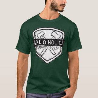 AxeOHolics Anonymous Shield Frimärke Classic TShir T Shirt