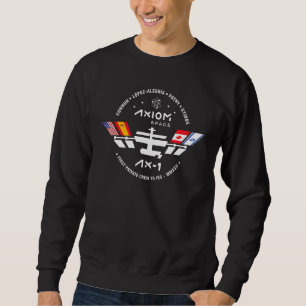 Axiom Ax 1 Uppdrag Kanadas astronaut Mark Pathy Dr Lång Ärmad Tröja