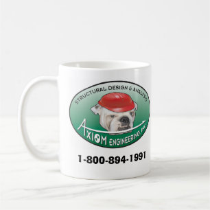 Axiom som iscensätter muggen kaffemugg