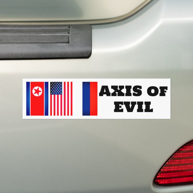 Axis of Evil USA Bildekal (På Bil)