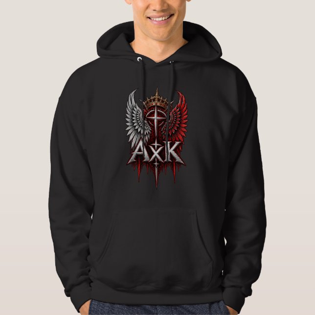 AXK Kronade Vingar Hoodie (Framsida)