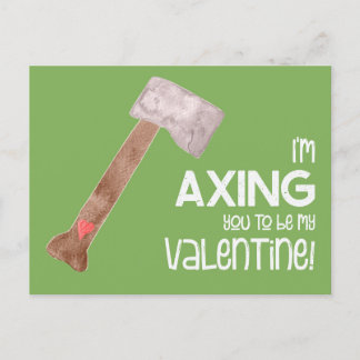 Axla dig Valentines humor vykort