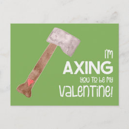 Axla dig Valentines humor vykort