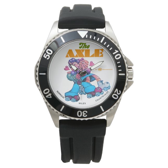 Axle Roller Skating Rinks of Illinois. v2 Armbandsur (Framsida)