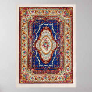 Axminstermattan från N:s industrikonst Poster