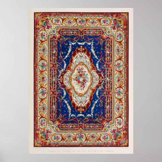 Axminstermattan från N:s industrikonst Poster (Framsidan)