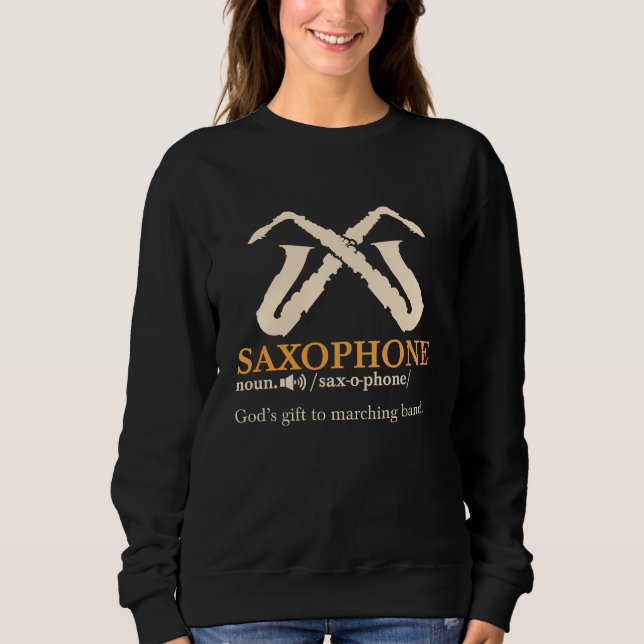 Axofon - definition av saxofon t shirt (Framsida)