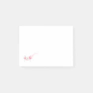 Axoloti-vektorns tecknad post-it block