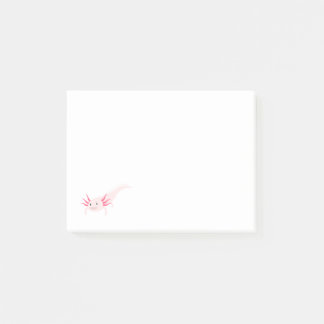 Axoloti-vektorns tecknad post-it block