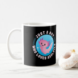 Axolotl Älskare är bara en pojke som Kärlek Axo Kaffemugg