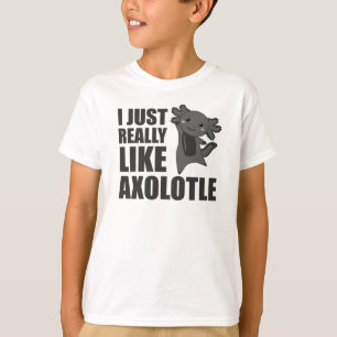 Axolotl Älskare Cute Animals För barn Rosa T Shirt