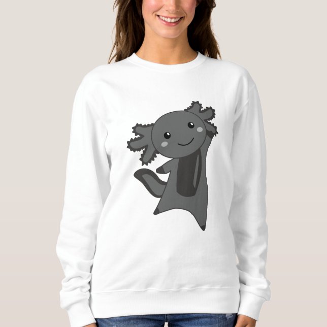 Axolotl Älskare Cute Animals För barn Rosa T Shirt (Framsida)