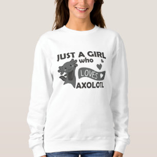Axolotl Älskare sötdjur för flickor T Shirt