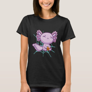 Axolotl Ambystoma Mexiicanum Halloween Walking Fis T Shirt