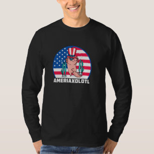 Axolotl Ameriaxolotl USA flagga juli 2004 T Shirt