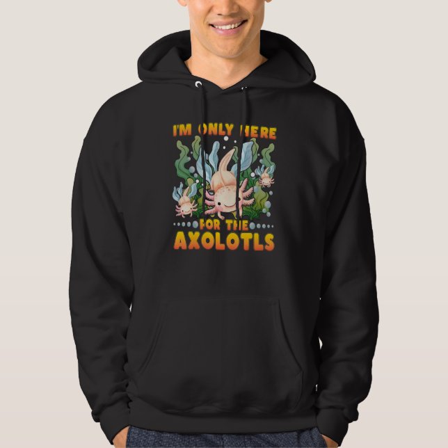 Axolotl Amfibie  Ordspråk 2 Hoodie (Framsida)