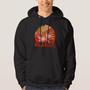 Axolotl amfibie  ordspråk 6 hoodie