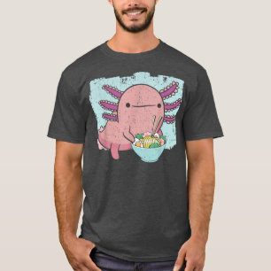 Axolotl Amphibian Ramen Eater Japansk noodle T Shirt