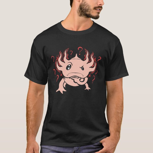 Axolotl  Amphibians Axolotls Lizards T Shirt (Framsida)