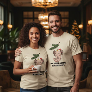Axolotl Andemening T-shirt för Roliga Husdjursägar