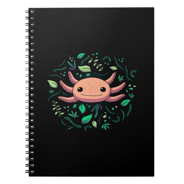 Axolotl Animal Cute Pet| Coola Djur älskare Anteckningsbok (Framsidan)