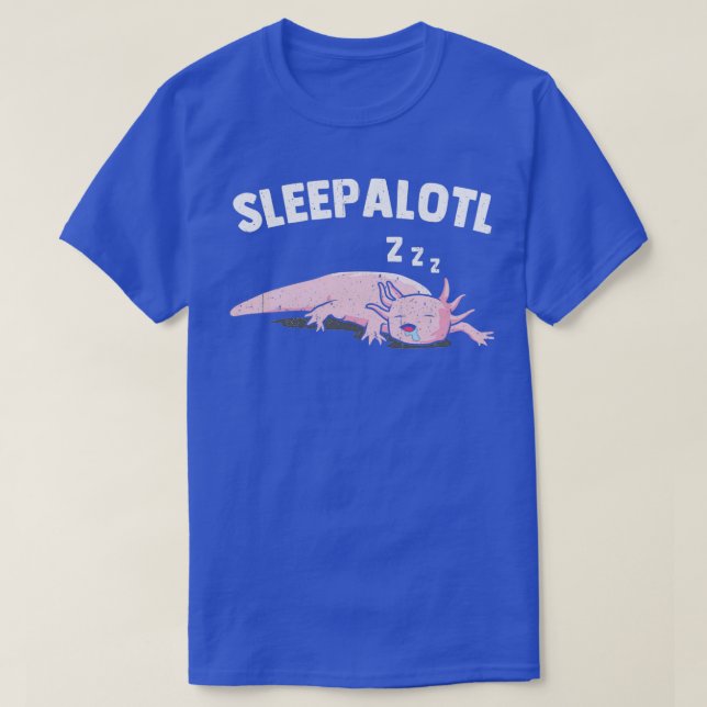 Axolotl Aquarium Gift Amphibian Gris 3 T Shirt (Design framsida)