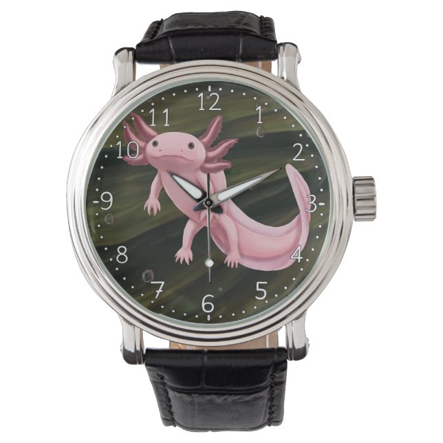 Axolotl armbandsur (Framsida)